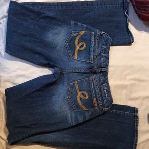 Distressed  seven 7 boot cut size 26